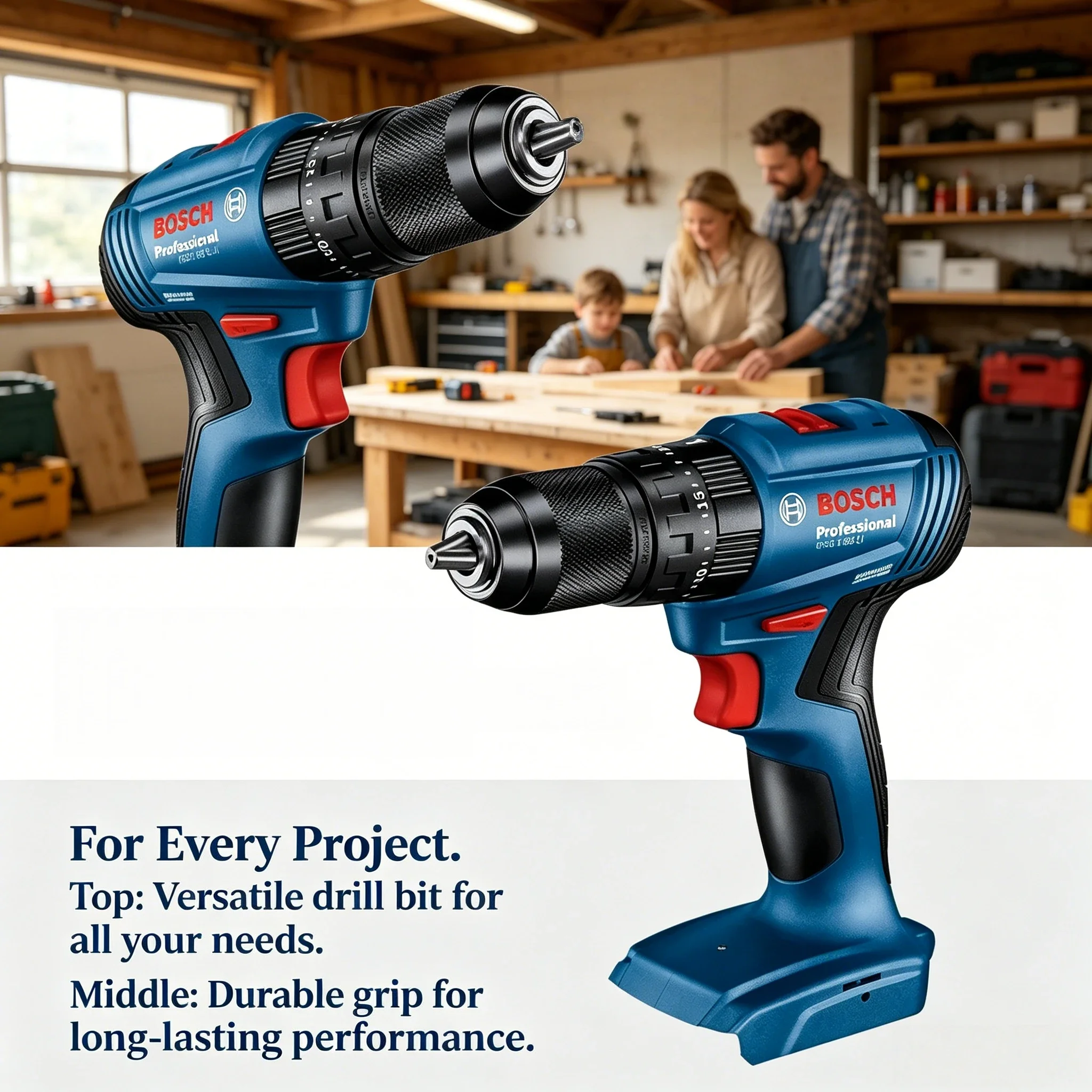 Power Drill Cordless - บ๊อช GSB 185-LI 18V สว่านกระแทกไร้สายแบบไร้แปรงถ่าน 1900