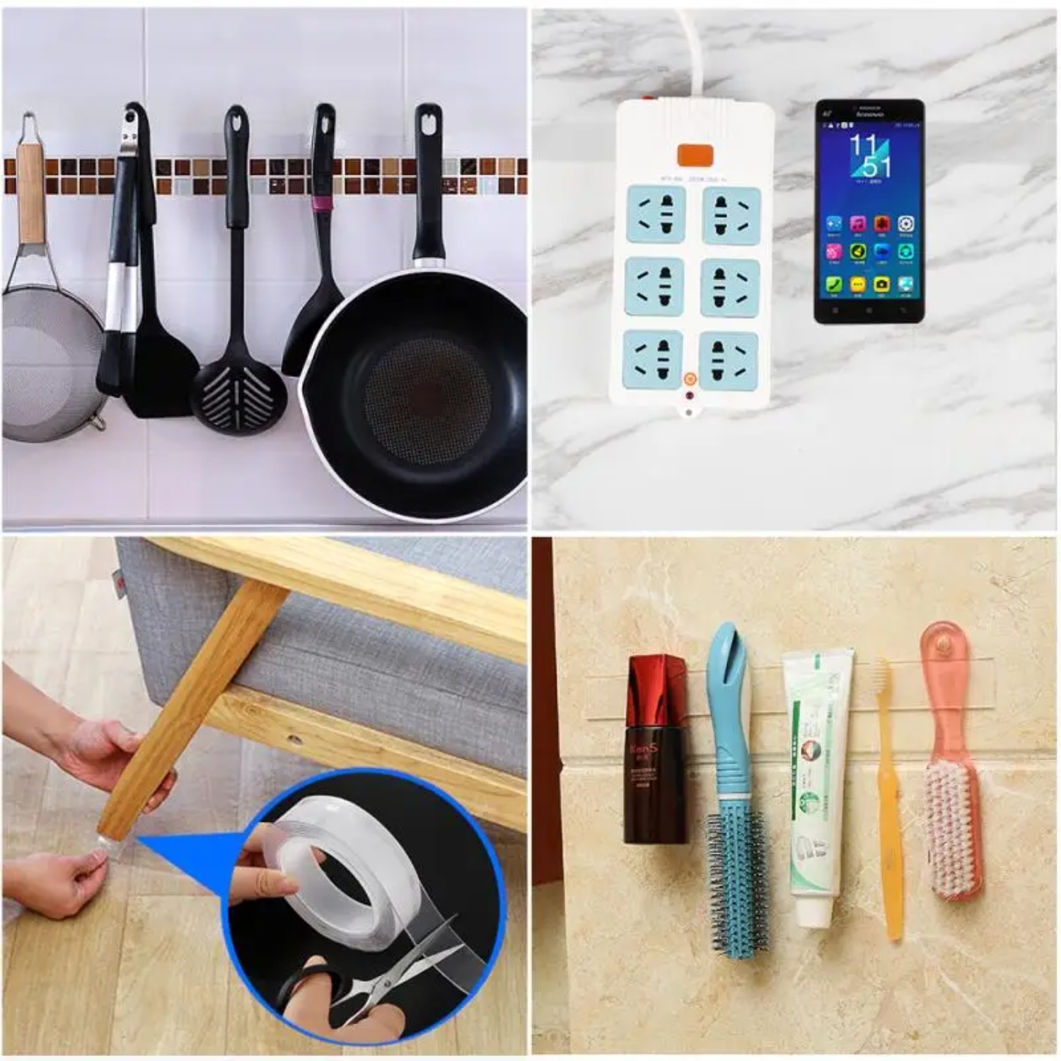 เทปกาวสองหน้าที่แข็งแกร่งเป็นพ - Home Improvement Items บทวิจารณ์และราคา